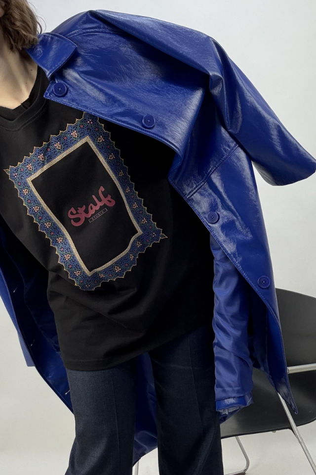 Stalf Studio Erkek Siyah Rumi T-shirt
