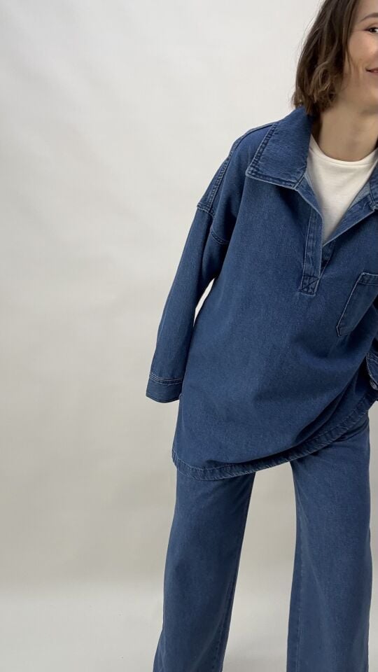 Oversize Kot Üst