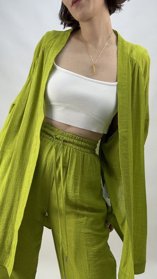 Fıstık Yeşili Pantolon